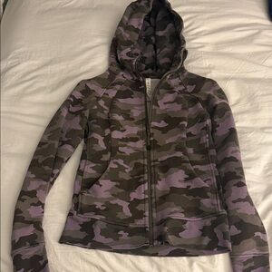 lululemon athletica Purple and Brown Camouflage Utility Jacket